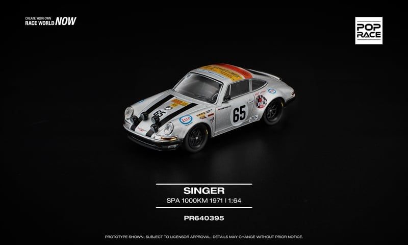  Mô hình xe Singer SPA 1000km 1971 tỉ lệ 1:64 Pop Race PR640395 