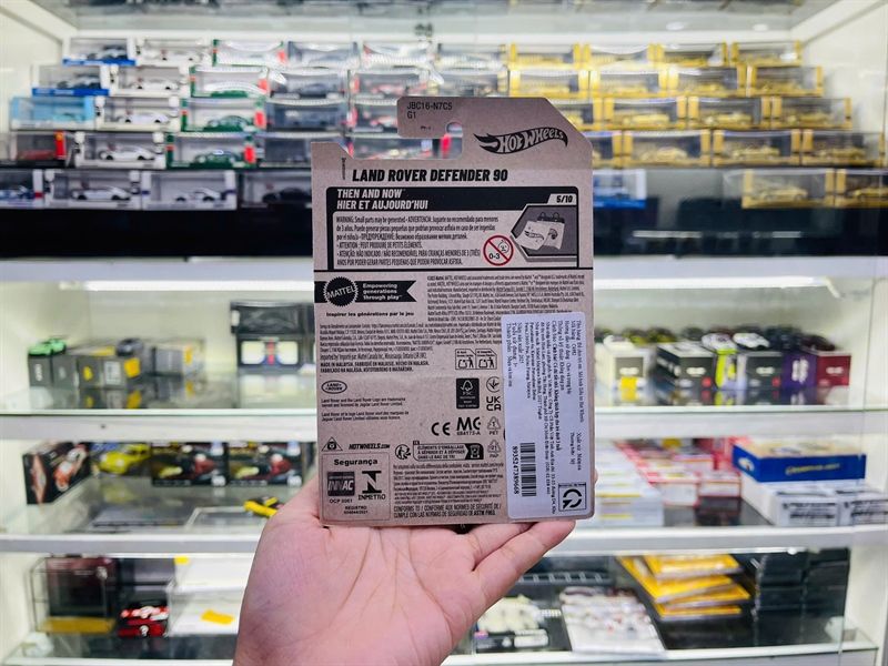  Mô hình xe Land Rover Defender 90 Hotwheels kim loại có bản quyền chính hãng tỉ lệ 1:64 C4982-LR 