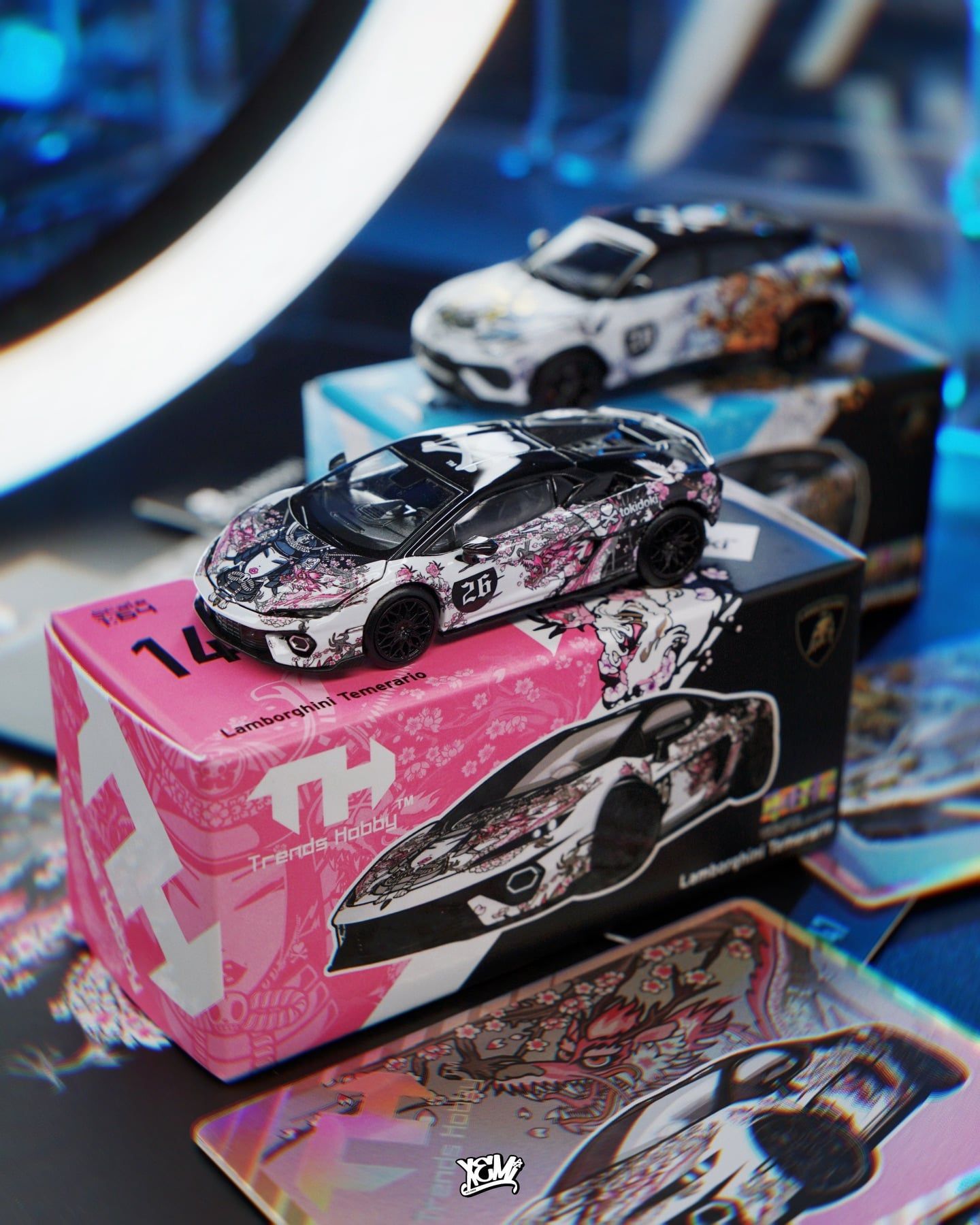  Mô hình xe Lamborghini Temerario Tokidoki HKTCS 2026 tỉ lệ 1:64 Trends Hobby 241082 