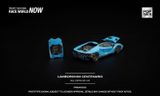  Mô hình xe LAMBORGHINI CENTENARIO - BLU CEPHEUS tỉ lệ 1:64 Poprace 