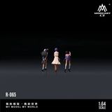  Mô hình set nhân vật 3 cô gái Vitality Girl Doll Set Simulation Resin Model tỉ lệ 1:64 More Art MO223065 