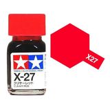  Enamel x27 Clear red sơn mô hình màu đỏ trong suốt 10ml Tamiya 80027 