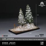  Hộp trưng bày mô phỏng diorama đồi thông tuyết kích thước 18cm x 8.5cm x 8.6cm tỉ lệ 1:64 MoireMO901331 