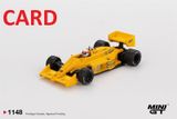  Mô hình xe Lotus 99T #11 Satoru Nakajima 1987 Monaco Grand Prix bản card tỉ lệ 1:64 MiniGT MGT01148 NO CHASE CAR 