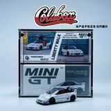  Hộp trưng bày mica cho xe Mazda AZ-1 Liberty Walk LB40 White 2024 Tokyo Auto Salon MiniGT có khung ảnh tỉ lệ 1:64 Colabox 953 PKC 