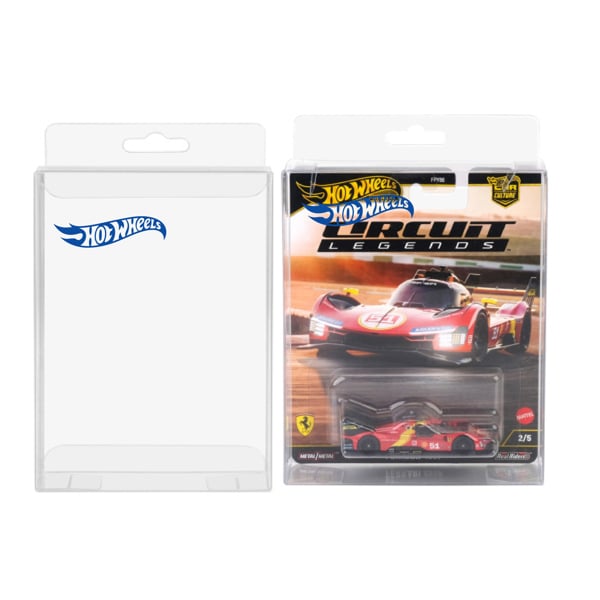  Hộp PVC nắp gập đựng card có logo Hot wheels Premium 1:64 PVC_HW_PRE_V3 