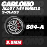  Phụ kiện độ bánh cho xe mô hình Carlomo Wheels S-Class kích thước 9,5mm bằng kim loại tỉ lệ 1:64 Carlomo S0 