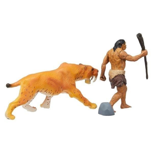  Mô hình động vật hổ răng kiếm ANIA AL-10 Saber Tiger Takara Tomy 836582 