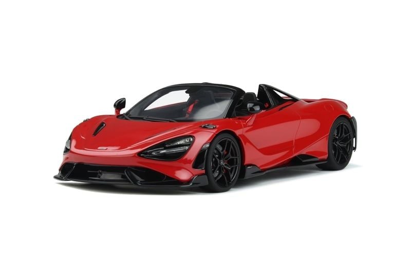  Mô hình xe McLaren 765LT Spider Vermillon Red tỉ lệ 1:18 GT Spirit GT420 