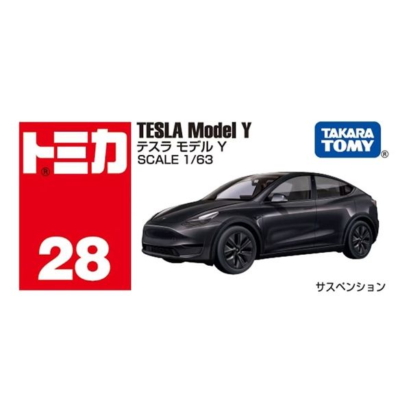  Mô hình xe No.28 TESLA Model Y tỉ lệ 1:63 Tomica 188841 