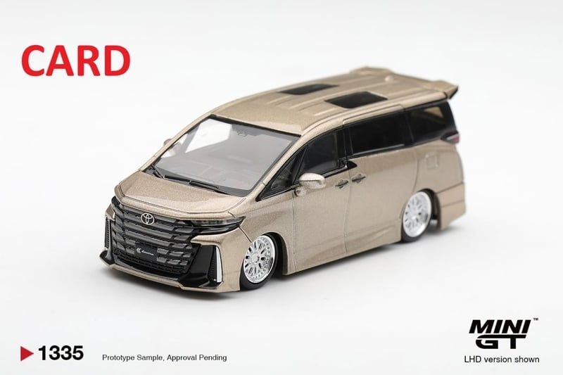  Mô hình xe Toyota Vellfire 40 KUHL Gold Metallic tỉ lệ 1:64 MGT01335-BL 