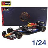  Mô hình xe đua F1 Red Bull RB19 4th USA GP Formula 1 2023 hộp mica có figure tỉ lệ 1:24 Bburago OT24090 