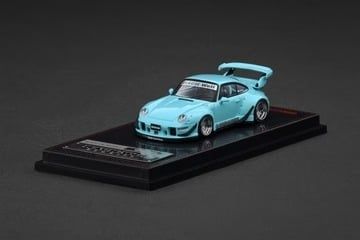  Mô hình xe RWB 993 Matte Blue Green tỉ lệ 1:64 Ignition Model IG3872 