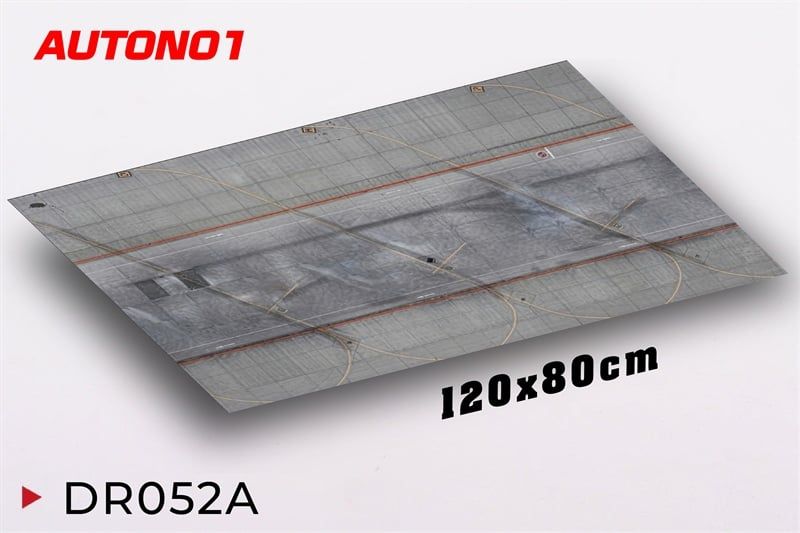  Phụ kiện trưng bày bãi đáp, đường băng chất liệu in pp 80x120cm cán mờ chống nước bụi bẩn dành cho máy bay mô hình nhiều tỉ lệ DR052 