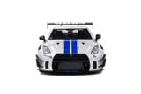  Mô hình xe ô tô Nissan GT-R (R35) LBWK Liberty Walk Body Kit 2.0 White & Blue Stripes 2024 tỉ lệ 1:18 Solido model S1805816 