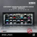  Hộp trưng bày container mô phỏng garage - bãi đỗ xe ngầm kích thước 38.7cm × 16cm × 16.5cm tỉ lệ 1:64 MoreArt Box M-BOX MB400227 