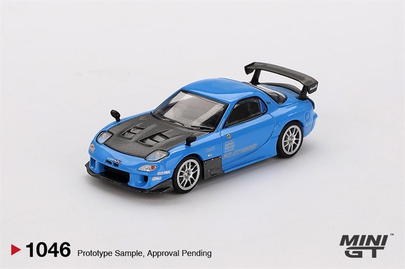  [Hàng loose] Mô hình xe Mazda RX-7 RE-Amemiya 20B NA 3ROTOR-7 “Ama-san Go” tỉ lệ 1:64 MiniGT MGT01046 