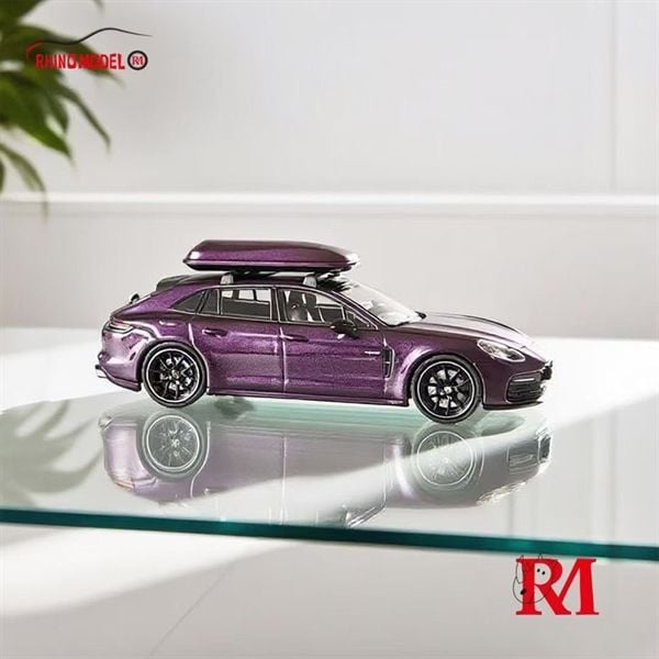  Mô hình xe Porsche Panamera Travel Version tỉ lệ 1:64 Rhino Model OT64128 