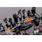  Set Oracle Red Bull Racing RB19 #1 Max Verstappen 2023 F1 2023 Japanese Grand Prix Pit Crew tỉ lệ 1:64 MiniGT MGTS0014 
