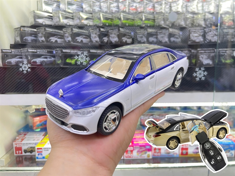  Mô hình xe Mercedes Benz Maybach S680 full open - remote tỉ lệ 1:24 Alloy model OT24110 
