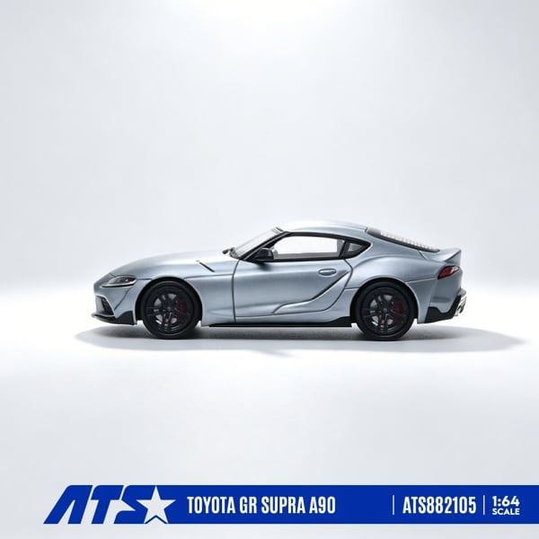  Mô hình xe Toyota Supra A90 Matte Silver Blue tỉ lệ 1:64 ATS Atenza ATS882105 