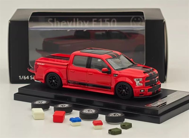  Mô hình xe bán tải Ford F150 Shelby Super Snake American-style pickup truck tỉ lệ 1:64 Funny Model OT64732 