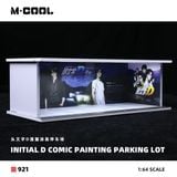  Hộp trưng bày mô phỏng diorama garage trưng bày xe Initial D Manga Paint Scheme Parking Lot kích thước 30x13.3x10cm tỉ lệ 1:64 M Cool MC914921 