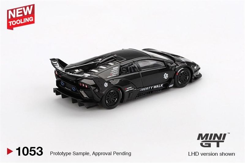  [Hàng Loose] Mô hình xe Lamborghini LB-Silhouette WORKS MURCIELAGO GT Evo Black tỉ lệ 1:64 MiniGT MGT01053 