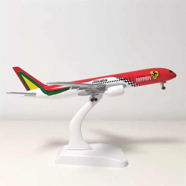  Mô hình máy bay Ferrari Alitalia Boeing B787 20cm có bánh xe MB20145 