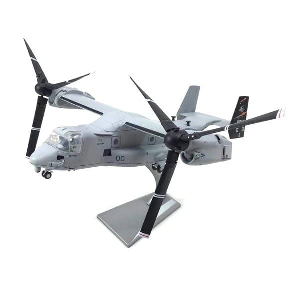  Mô hình máy bay vận chuyển cánh quạt Boeing Bell V-22 Osprey Marines grey ( đuôi trắng ) tỉ lệ 1:72 Ns models MBQS061 