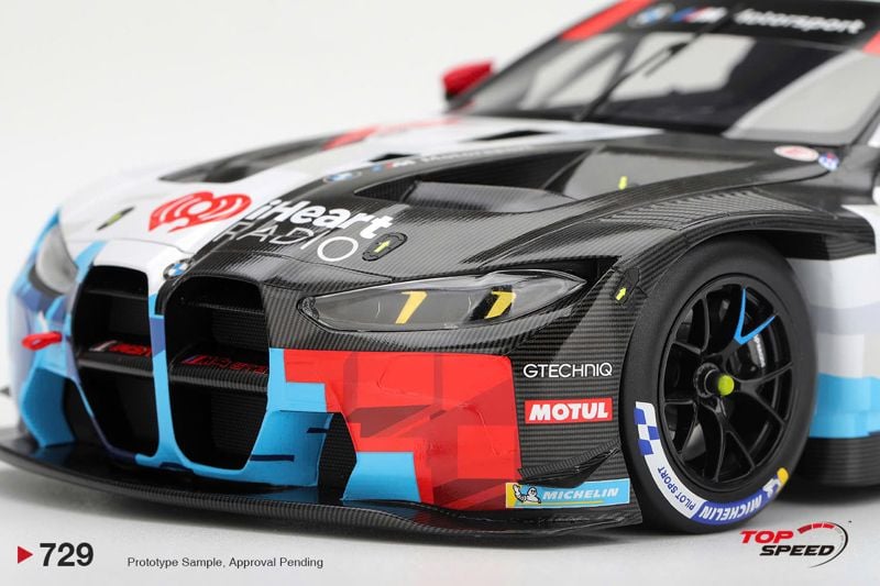  Mô hình xe BMW M4 GT3 EVO #1 Paul Miller Racing 2026 IMSA Daytona 24 Hrs Class Winner tỉ lệ 1:18 Top Speed TS0729 