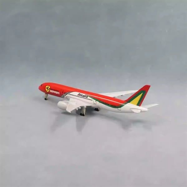  Mô hình máy bay Ferrari Alitalia Boeing B787 20cm có bánh xe MB20145 