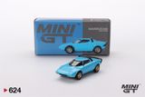  [Hàng Loose] Mô hình xe Lancia Stratos HF Stradale Azzuro Chiaro tỉ lệ 1:64 MiniGT MGT00624 