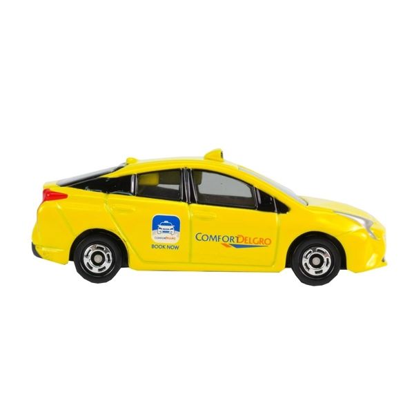  Mô hình xe Toyota Prius Singapore Comfortdelgro Taxi (Yellow) tỉ lệ 1:64 Tomica 112884 