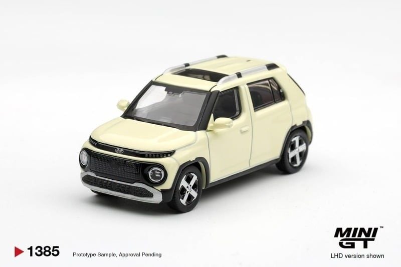  Mô hình xe Hyundai Casper Butter Cream Yellow Pearl tỉ lệ 1:64 MiniGT MGT01385-L 