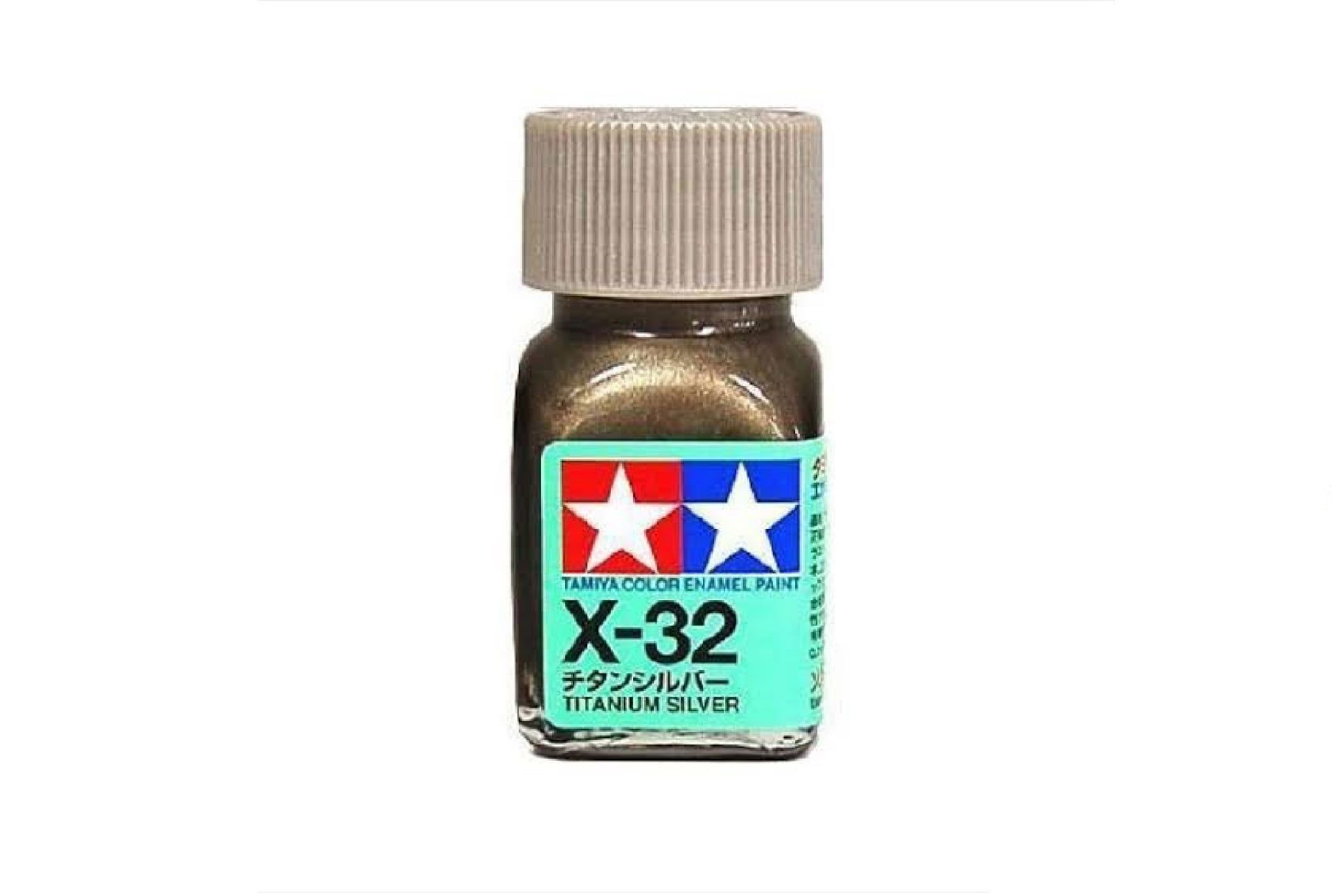  Enamel x32 titanium silver sơn mô hình màu bạc titan 10ml Tamiya 80032 
