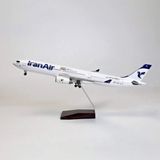  Mô hình máy bay Iran Air A330 có bánh xe kích thước 47cm no led MB47113 