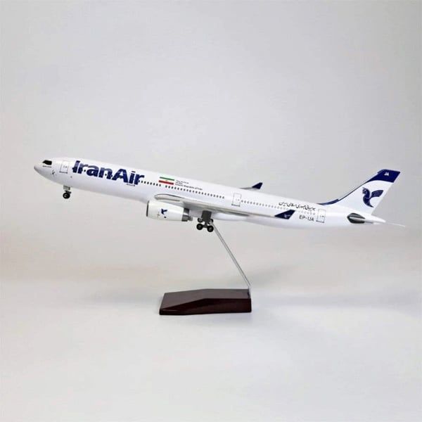  Mô hình máy bay Iran Air A330 có bánh xe kích thước 47cm no led MB47113 