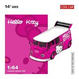  Mô hình xe Volkswagen T1-Deep Pink Hello Kitty tỉ lệ 1:64 Cool Car CC642949 