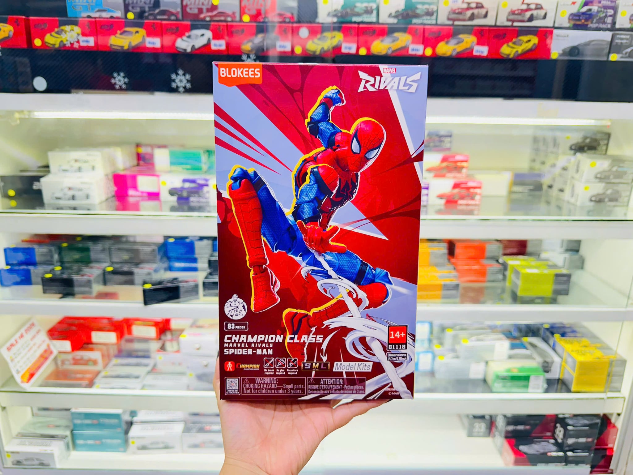  Mô hình Blokees Marvel Rivals Champion class-06- Spider-Man 81118 