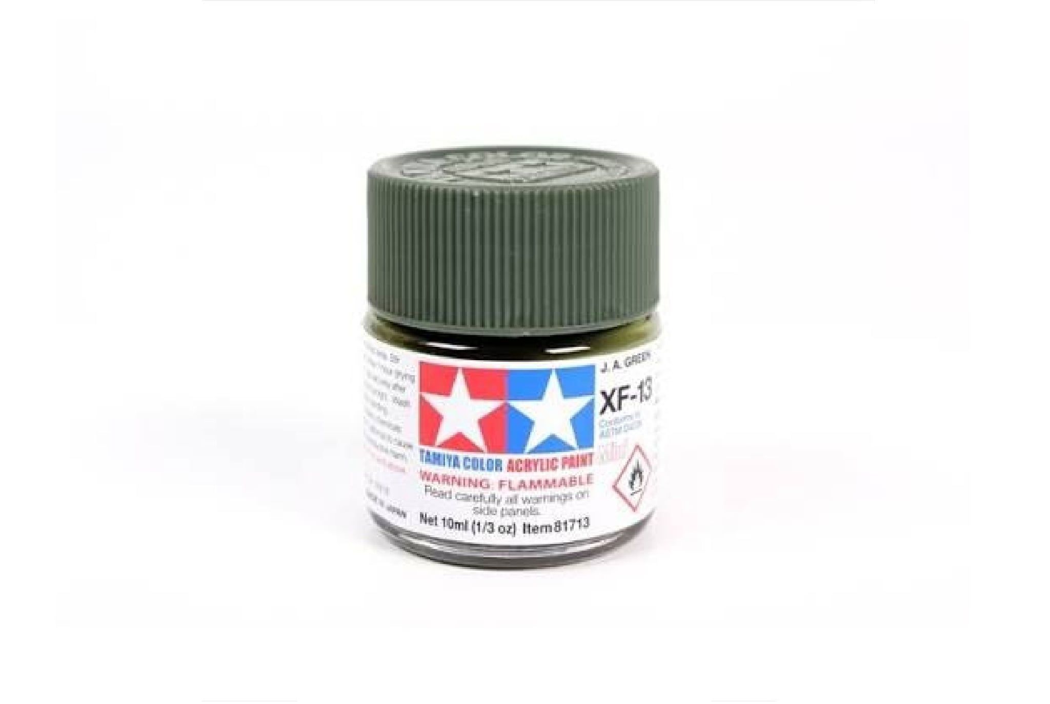  Acrylic mini xf13 a green sơn mô hình màu xanh lá quân đội 10ml Tamiya 81713 