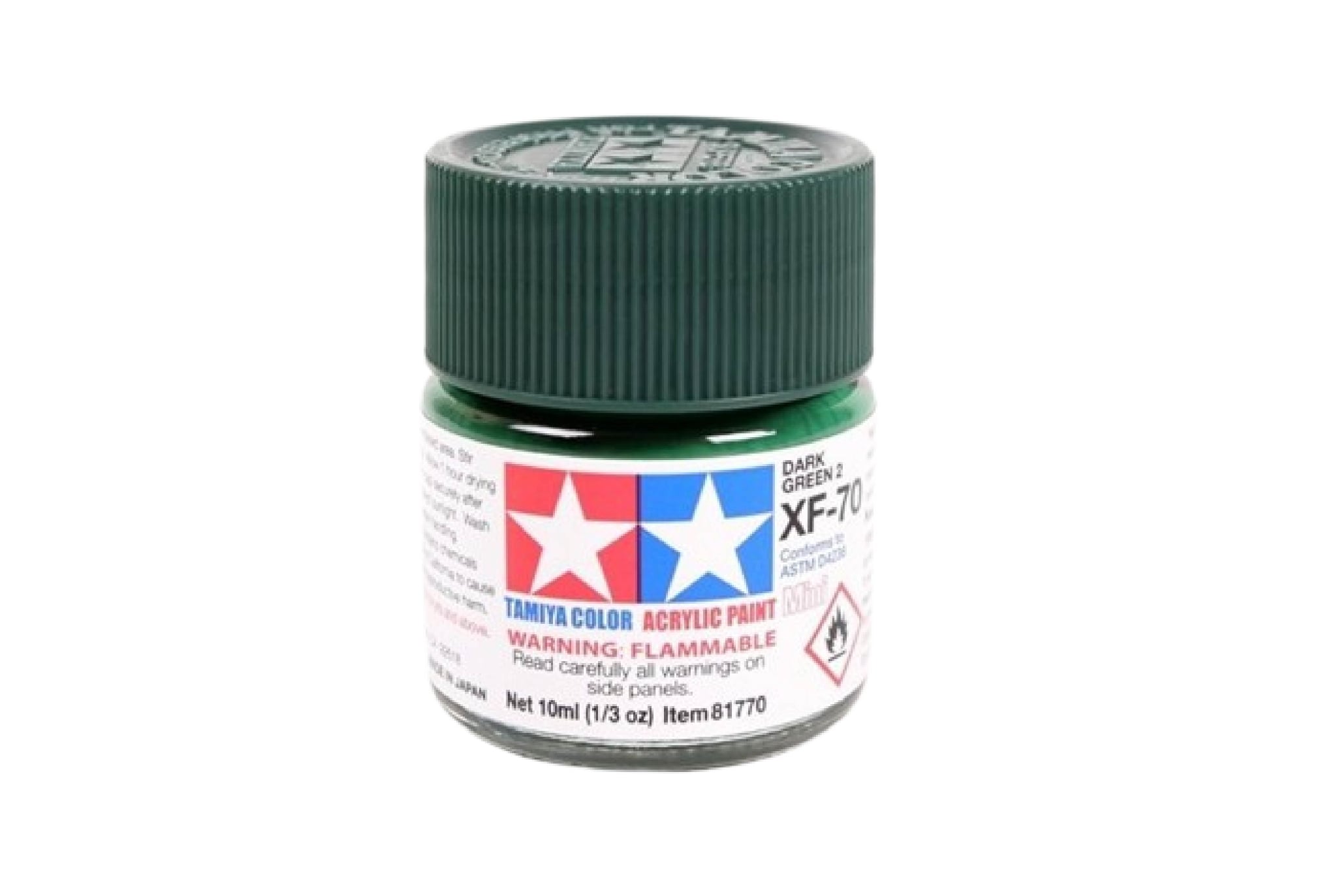  Acrylic mini xf70 dark green 2 sơn mô hình màu xanh lá đậm 10ml Tamiya 81770 