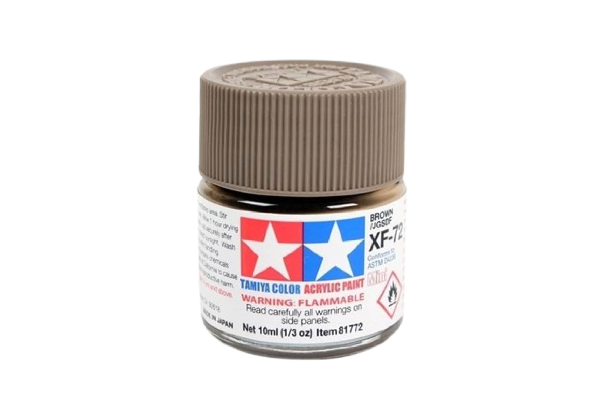  Acrylic mini xf72 brown jgsdf sơn mô hình màu nâu 10ml Tamiya 81772 