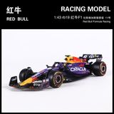  Mô hình xe đua F1 Forrmula Oracle Redbull racing RB19 Las Vegas tỉ lệ 1:43 Bburago OT43025 