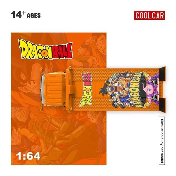  Mô hình xe H300 Flatbed Transport Trailer Dragon Ball-themed Die-Cast Car Model tỉ lệ 1:64 CCC647233ool Car 