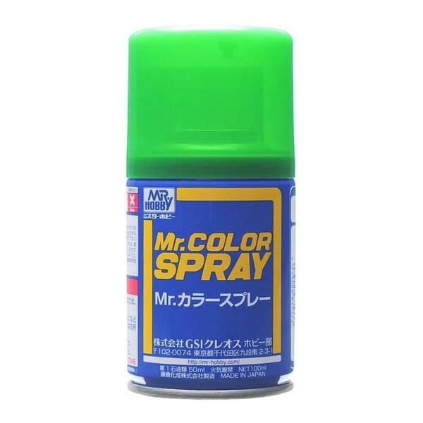  Lacquer S6 green bình xịt pha sẵn sơn mô hình màu xanh lá dòng Mr.Color Spray 100ml Mr.Hobby S6 
