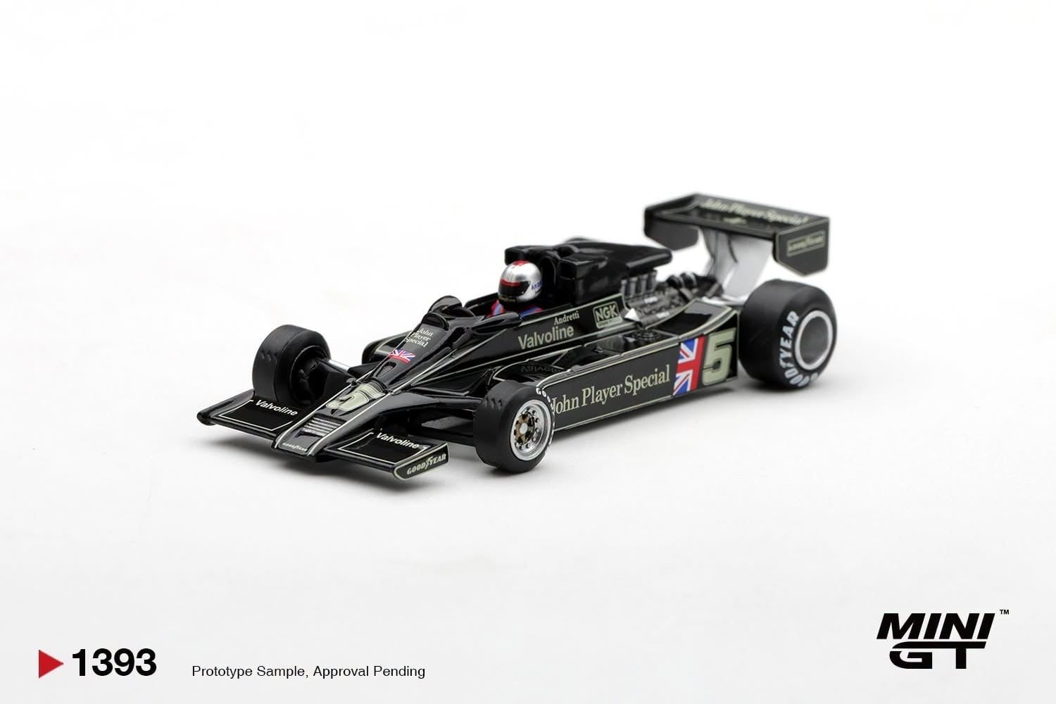  Mô hình xe Lotus 78 #5 Mario Andretti 1977 US GP West Winner bản card tỉ lệ 1:64 MiniGT MGT01393 