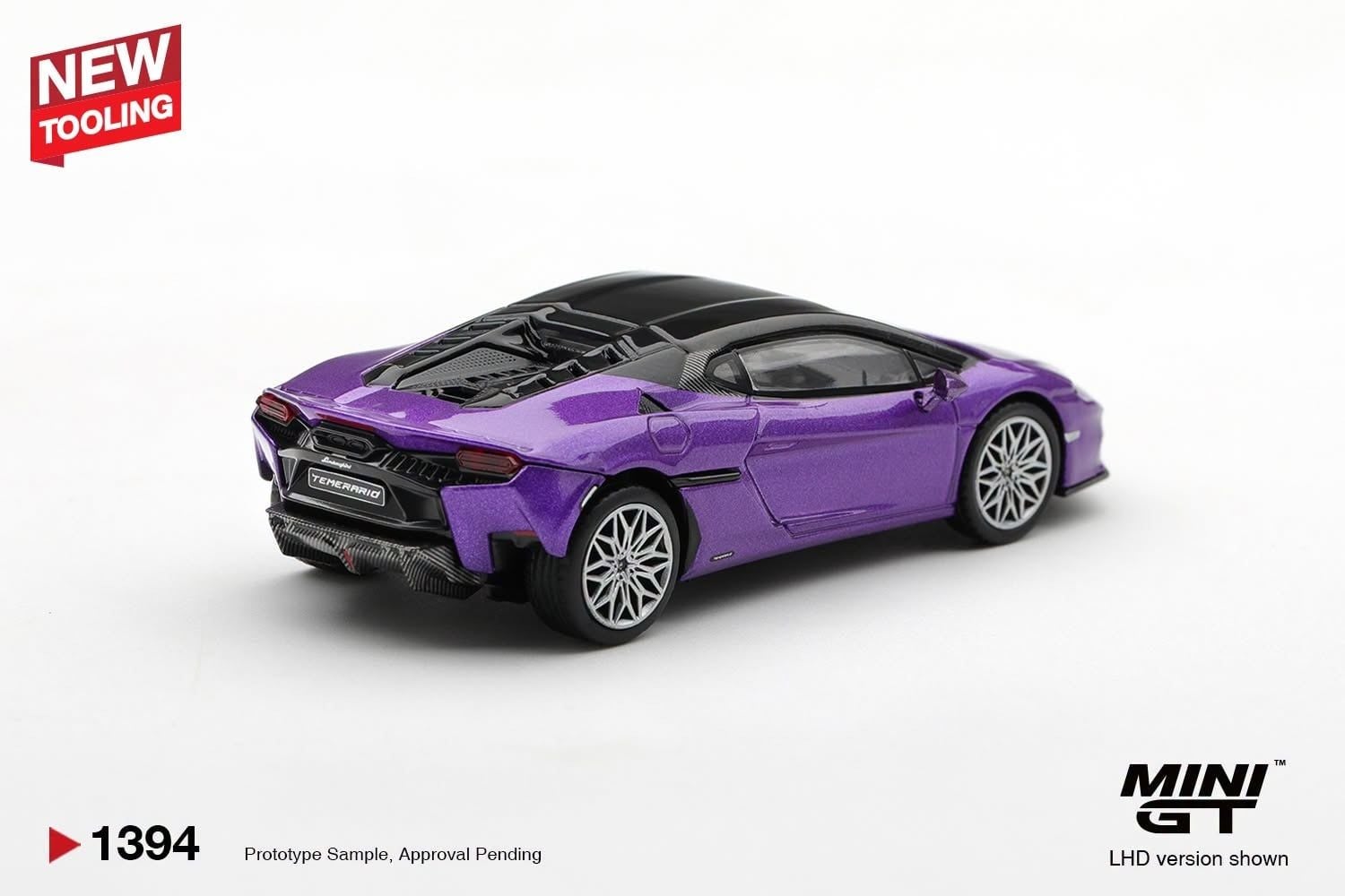  Mô hình xe Lamborghini Temerario Viola Pasifae tỉ lệ 1:64 MiniGT MGT01394 