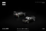  Mô hình xe Volkswagen Golf Gti MK2 Dark Chrome tỉ lệ 1:64 Poprace PRDC006 