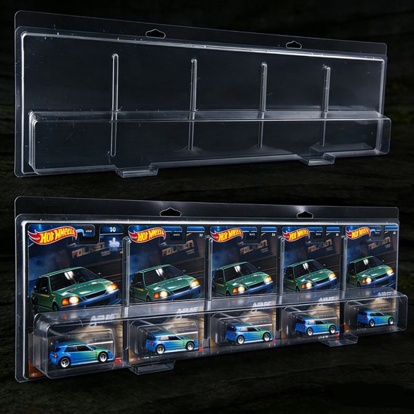  Bộ 5 PVC đựng card ngang Hot wheels basic tỉ lệ 1:64 PVC_HW_BASIC_V4 